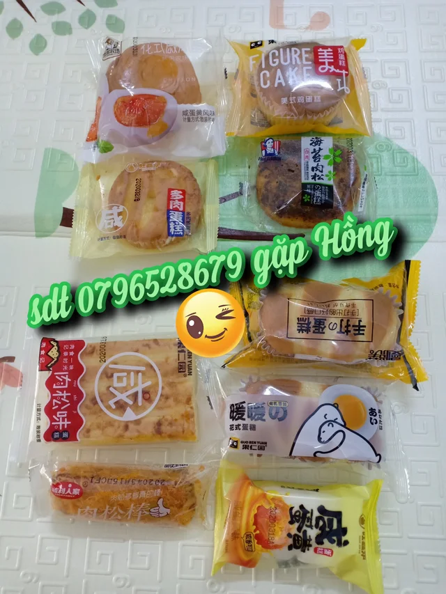 Bánh Đài Loan các loại đây mn ơi mại zô mại zô . 150k / 1kg mix các loại _ 75k / nữa kg mi