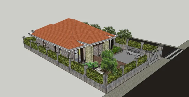 Mẫu nhà vườn - Cấp 4 mái thái.
Tư vấn - Thiết kế kiến trúc hợp phong thủy.
Phân tích thế đ