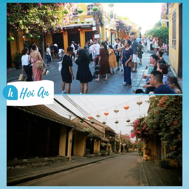 📷📷Hình ảnh khác biệt của những điểm đến du lịch nổi tiếng ở Việt Nam Trước và Trong mùa 