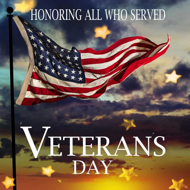 Veterans Day!
 is a time to thank those who have served in the U.S. armed forces. The orig