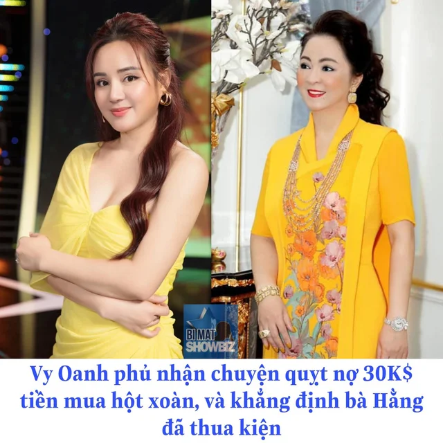 Vy Oanh lên tiếng đáp trả bà Phương Hằng về thông tin cô bị tố mua nợ nhẫn kim cương trả g
