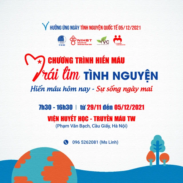 Ai đang ở Hà Nội muốn đăng ký tình nguyện hiến máu có thể ib cho mình ạ
