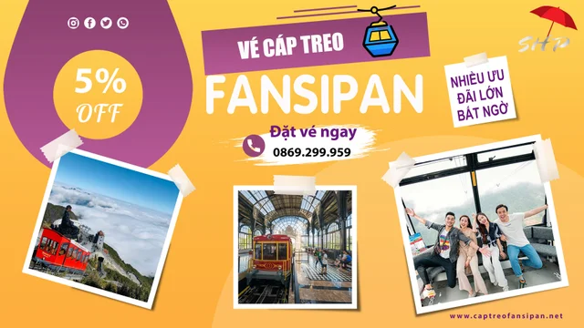 🔥 FANSIPAN CABLE CAR TICKET 
🔥 Issuing e-tickets is convenient and fast 
🔥 No waiting i
