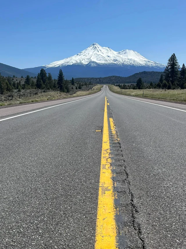 I’m going hike Mt. Shasta in August. I was smitten by the damn thing on my way to Californ