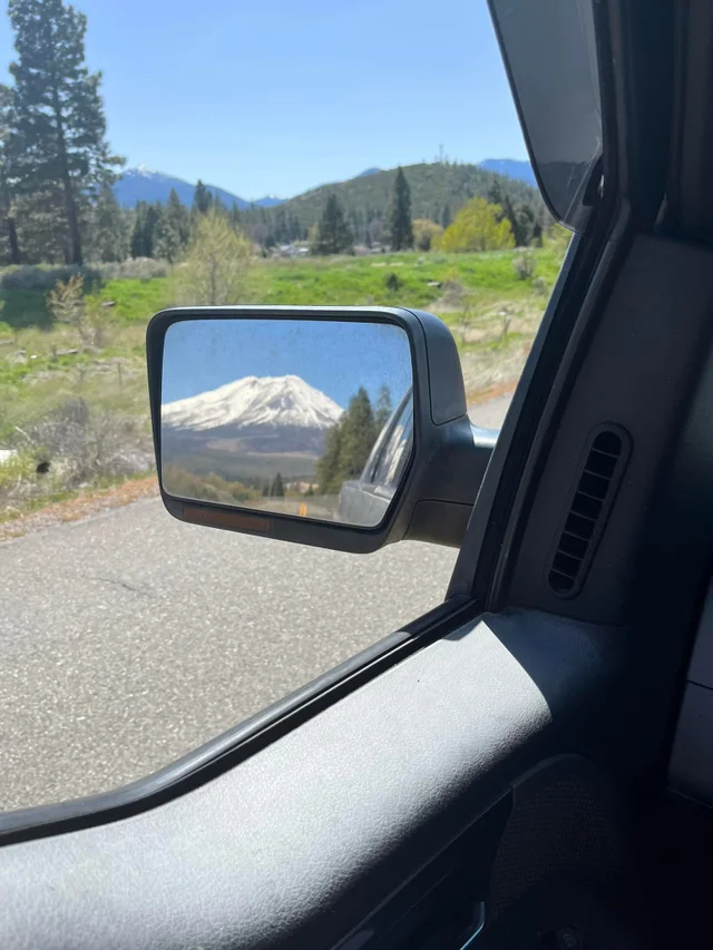 I’m going hike Mt. Shasta in August. I was smitten by the damn thing on my way to Californ