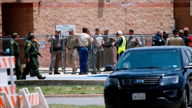Gunman at a Texas elementary school kills 19 students and two adults before being fatally shot, officials say