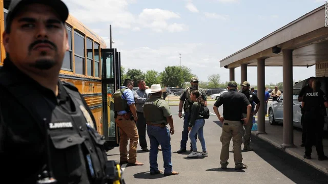 Gunman at a Texas elementary school kills 19 students and two adults before being fatally shot, officials say