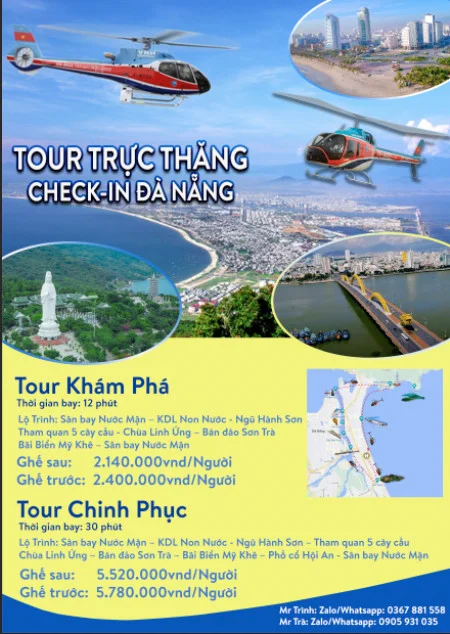 Bật chế độ bay lên cùng sản phẩm du lịch mới vô cùng đặc sắc tại TP Đà Nẵng: Tour Trực Thă