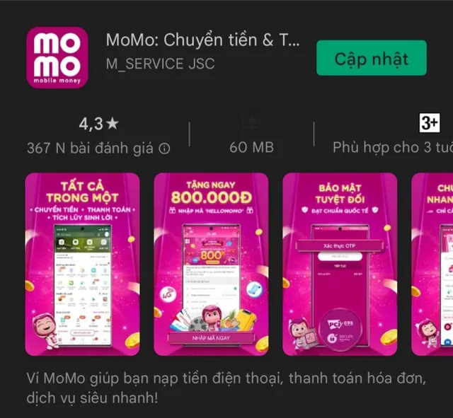 😎😎Người dùng Momo thì nhiều nhưng có mấy ai sở hữu được cổ phần của ứng dụng này.

✅ 👉 