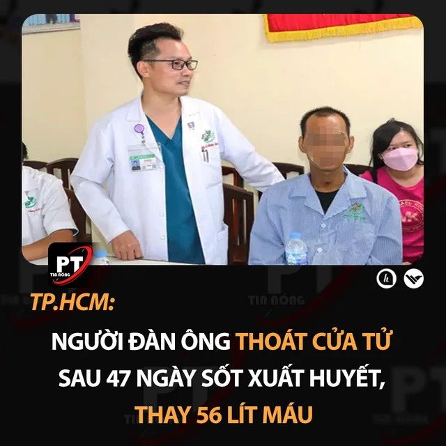 ◼Một bệnh nhân nam, 37 tuổi, tại Tp. Hồ Chí Minh đã trải qua quá trình 47 ngày điều trị bệ