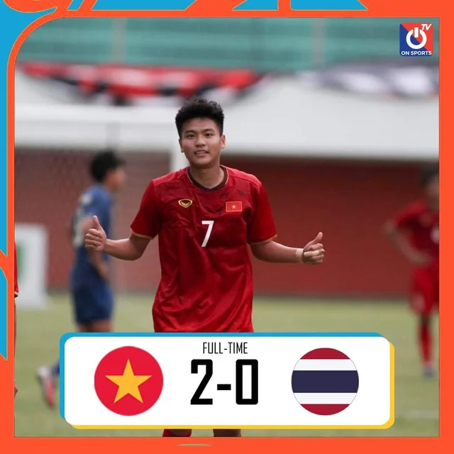 U16 Việt Nam giành chiến thắng 2-0 trước U16 Thái Lan, thẳng tiến chung kết nào 🔥🔥🔥