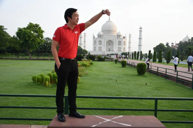 Tôi đã đến nơi mà mơ ước từ lâu - Taj Mahal là một trong bảy kỳ quan của Thế giới, và một 
