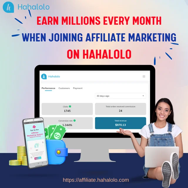 💵 💵 EARN MILLIONS EVERY MONTH WHEN JOINING AFFILIATE MARKETING ON HAHALOLO
🎯Like every 