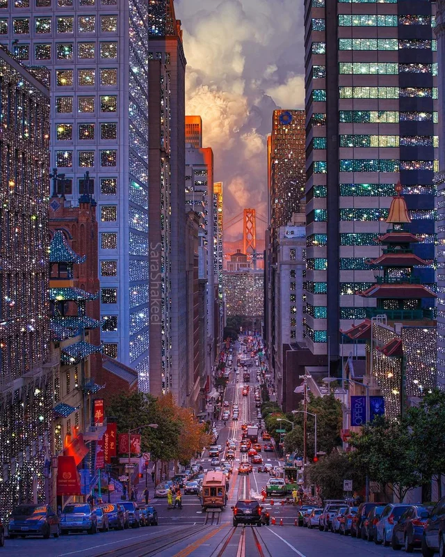 Đường phố San Francisco dần lên đèn ✨