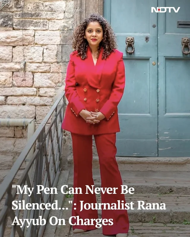 Journalist Rana Ayyub, a fierce critic of the government led by Prime Minister Narendra Mo