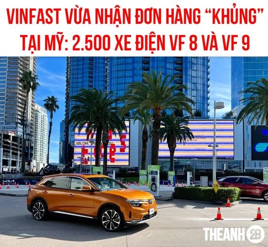2500 XE ĐIỆN VINFAST ĐƯỢC ĐẶT HÀNG TẠI MỸ 
Tại buổi triển lãm Los Angeles Auto Show 2022 (
