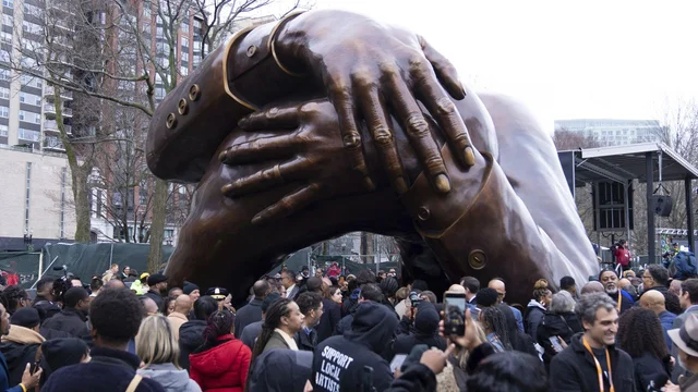 New monument dedicated to MLK and Coretta Scott King opens in Boston
