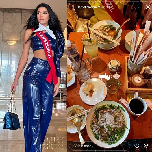 Miss Charm Venezuela vừa chia sẻ khoảnh khắc được ăn "4\" của Việt Nam 
-----
Chim Lợn Sho