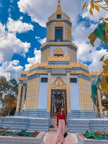 Về Sóc Trăng mình đưa bạn đi ngôi chùa Khmer view đẹp "HÚ HỒN"
Chùa Wat Serey Tamon- Trần 