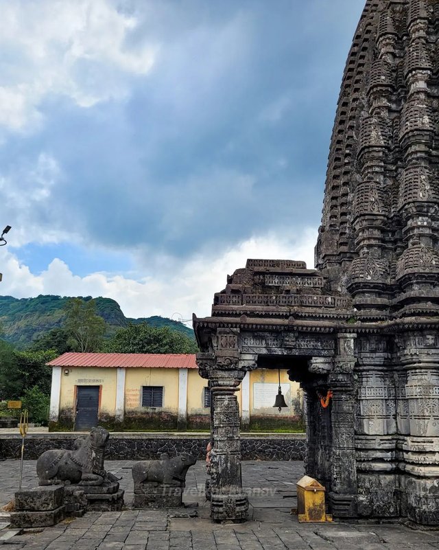 The Temple of Amriteshwar datable to 12th-13th century CE. The temple is located in a very
