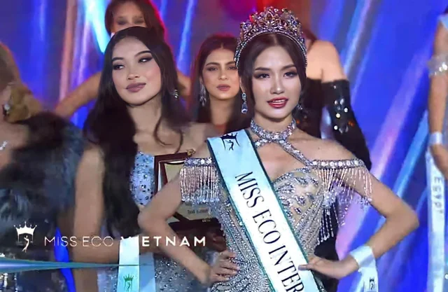 Việt Nam đăng quang Miss Eco International 2023 🔥 Nguyễn Thanh Hà sinh năm 2004 
-
Theo T