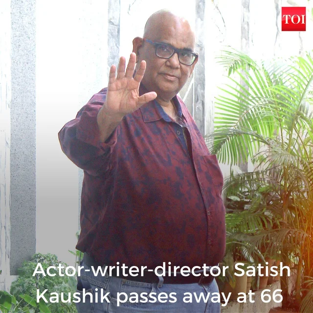 🙏 Actor-writer-director Satish Kaushik passed away today at the age of 66. His close asso