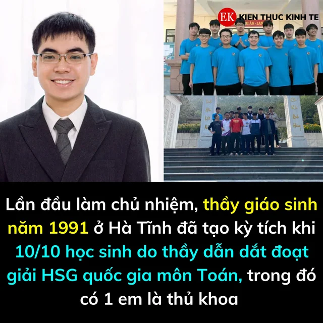 THẦY GIÁO TRẺ QUÁ TÀI NĂNG ❤️
Thầy Trần Hoài Bảo mới sinh năm 1991 đang là giáo viên Toán 