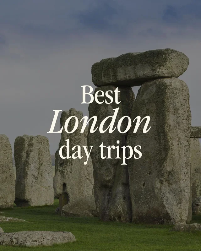 🚆🚆Many UK attractions are a short train ride away from London 

Made the most of the cit