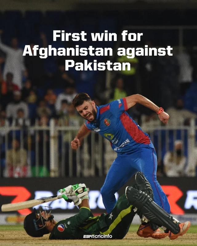 After 4 ODIs and 3 T20Is!
Afghanistan, you were brilliant tonight 🙇‍♂️ #AFGvPAK
