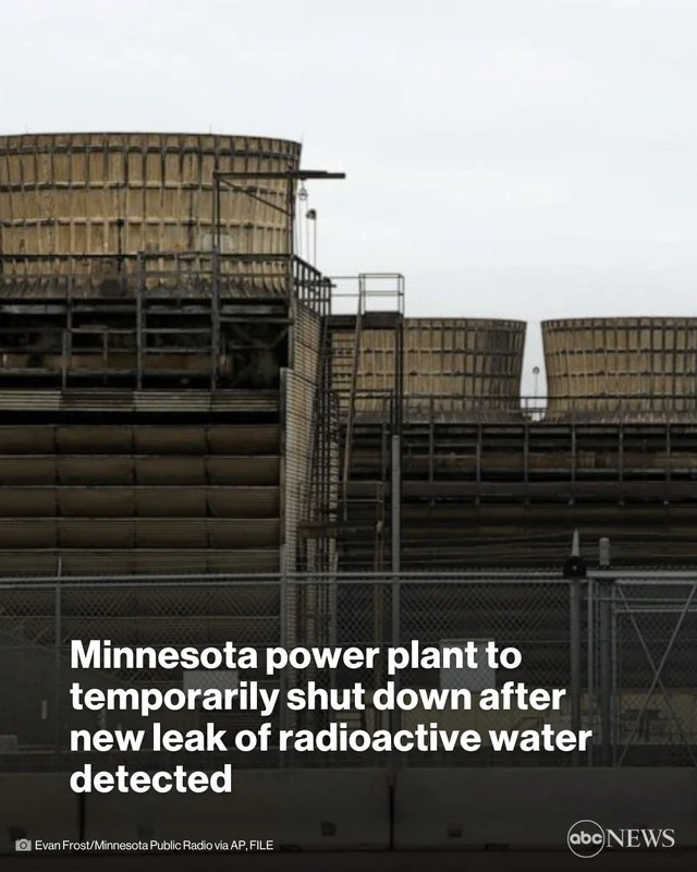 🔥 Minnesota power plant to temporarily shut down after new leak of radioactive water dete