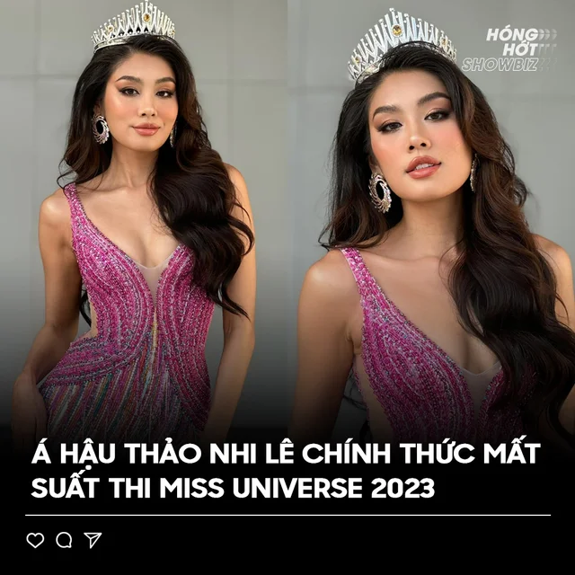 Miss Universe Vietnam xác nhận Thảo Nhi Lê sẽ không thể đại diện Việt Nam thi quốc tế.
"Th