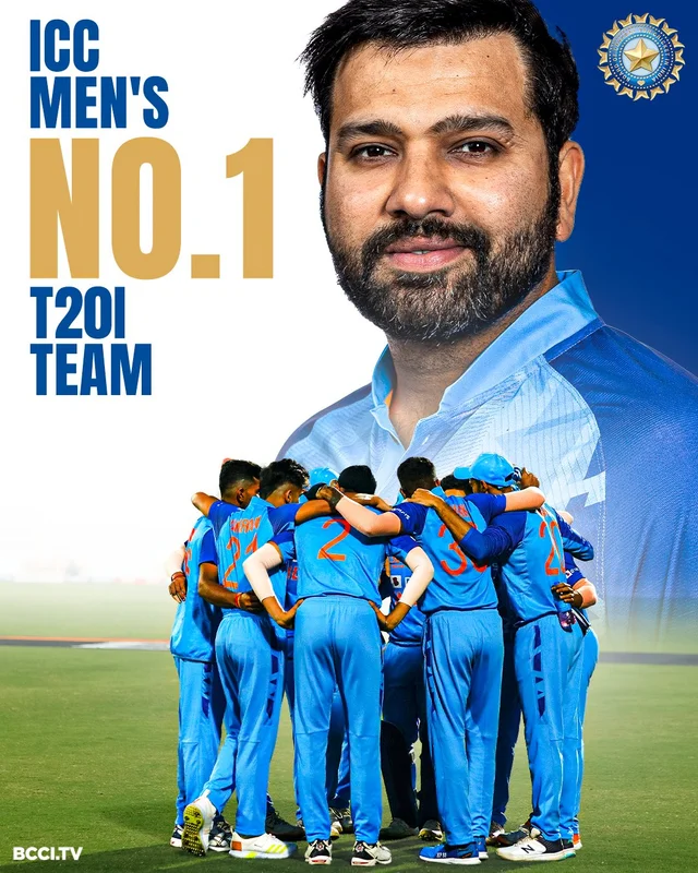 Number ONE in ICC Test Rankings  ✅
Number ONE in ICC T20 Rankings  ✅
Congratulations  #Tea