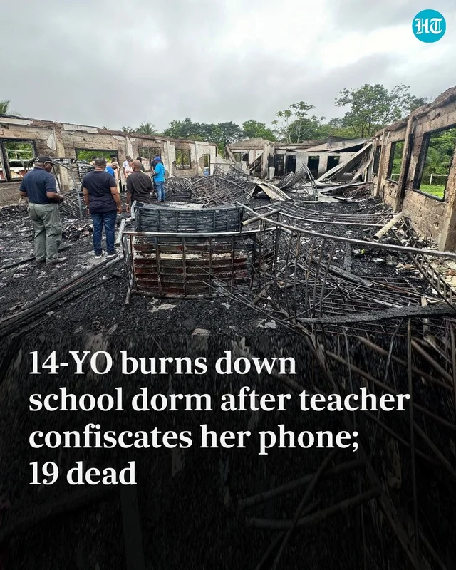◾ A 14-year-old girl student has emerged as the prime suspect for a major fire incident wh