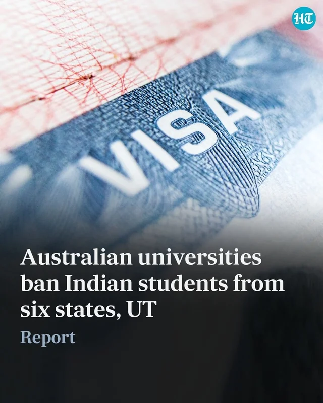 Two Australian universities have separately announced bans on the intake of students from 