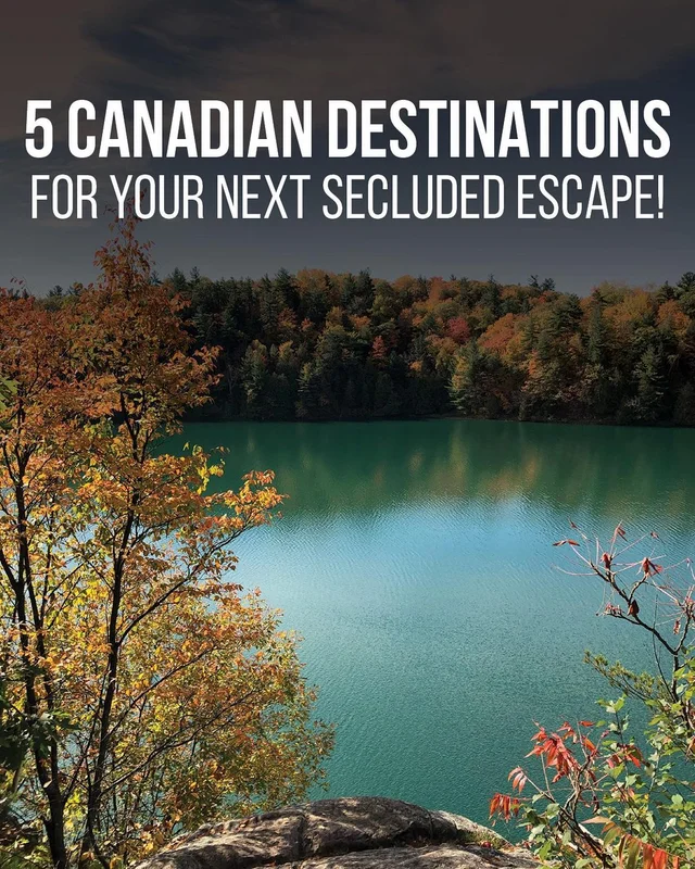 🌲🍁Seeking solitude in the beauty of Canada? 

Discover the perfect secluded getaways wit