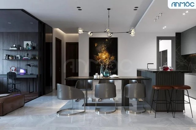 Thiết kế nội thất chung cư | Thiết kế nội thất chung cư cao cấp khu Đảo Kim Cương