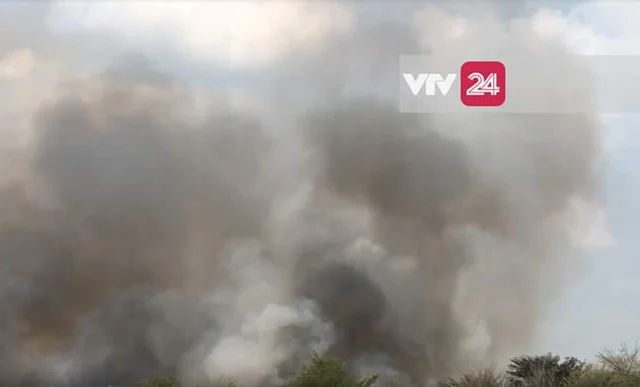 Bà Rịa- Vũng Tàu: Đang nỗ lực dập tắt đám cháy lớn trong KCN Phú Mỹ 1

Một vụ cháy lớn đan